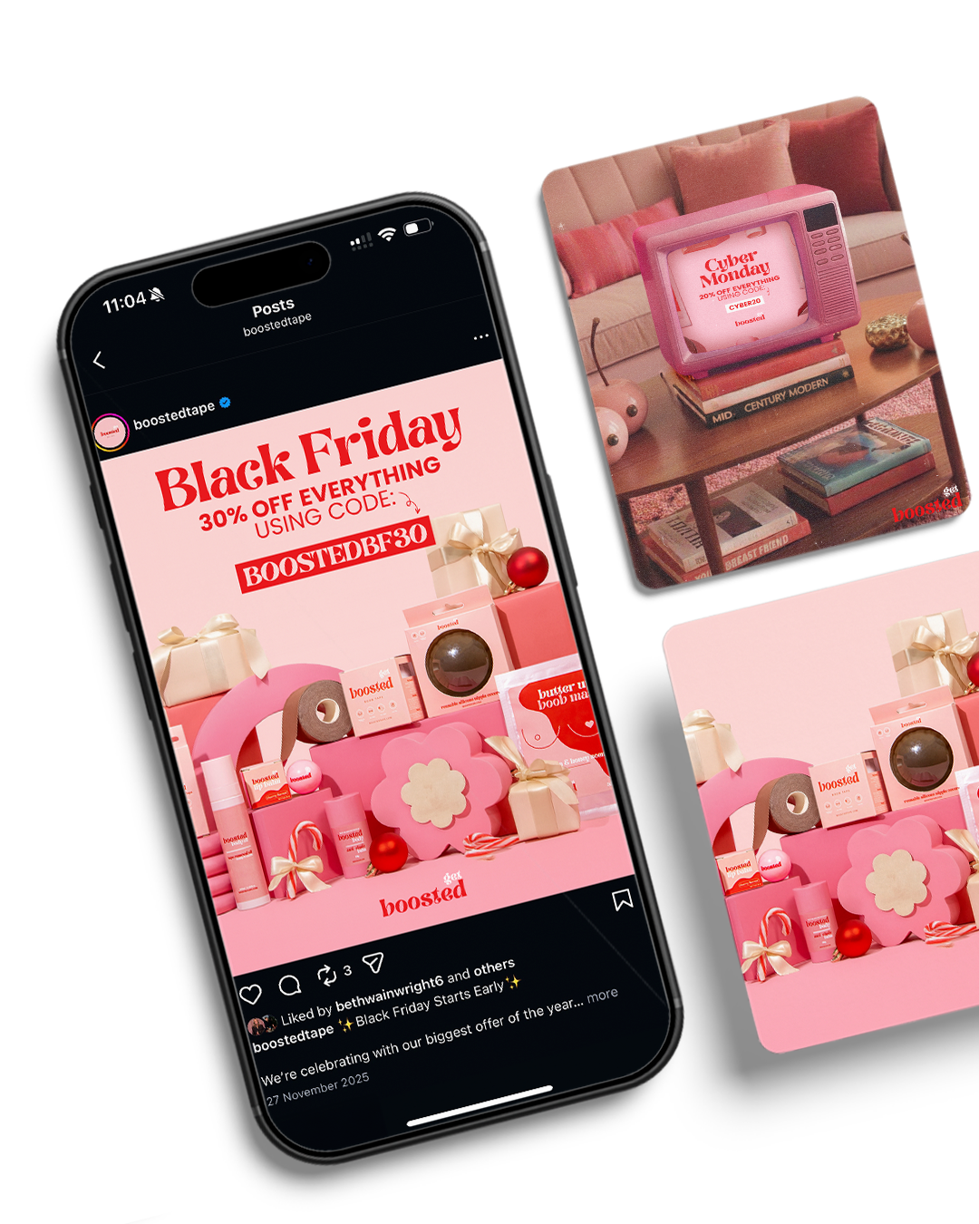 Boosted social content