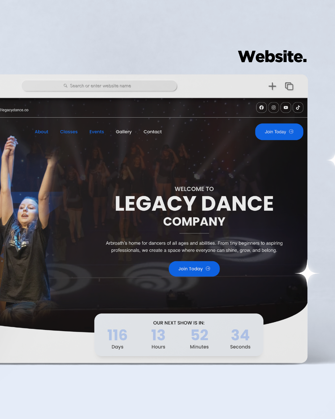 Legacy Dance website