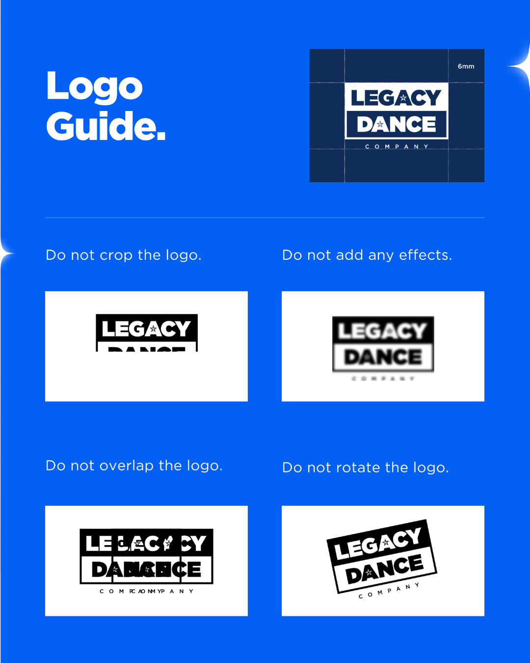 Legacy Dance logo guide