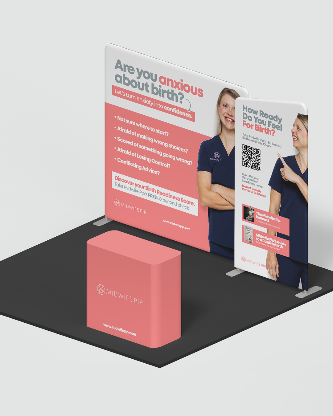 Midwife Pip print design