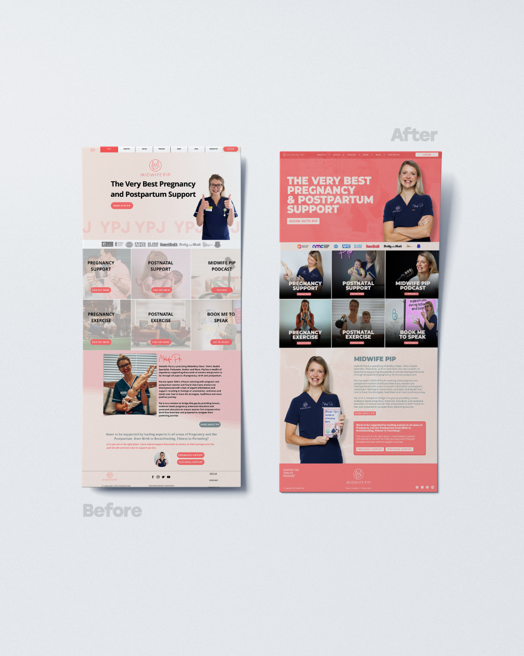 Midwife Pip brand asset