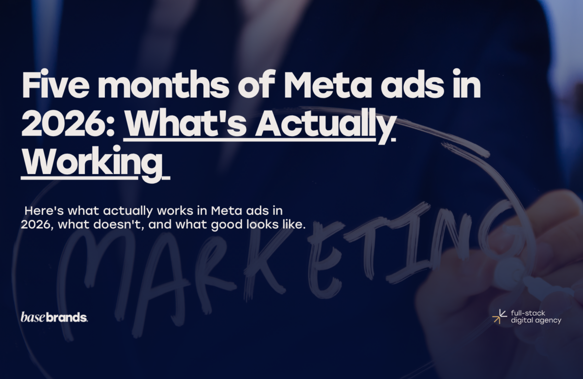 Five Months of Meta Ads in 2026: What’s Actually Working | Base Brands